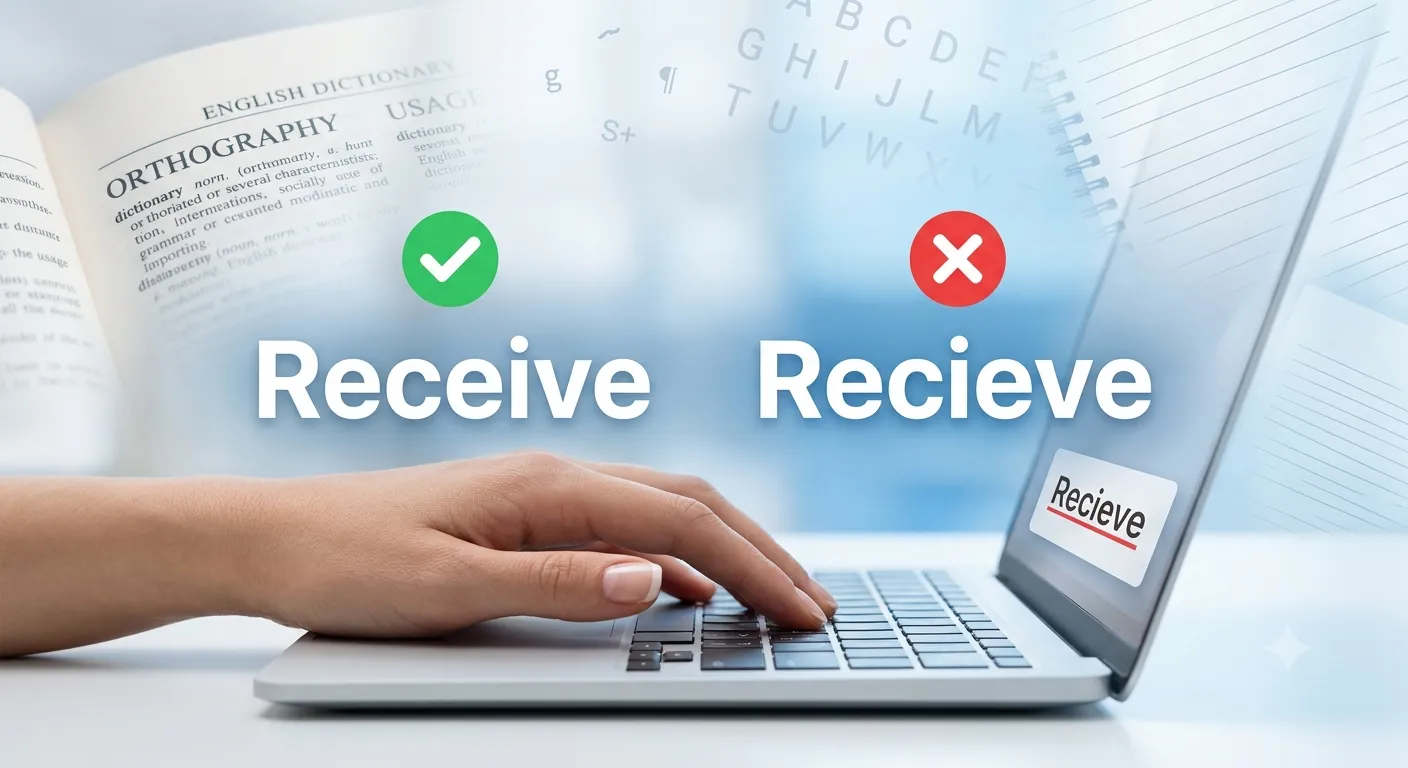 Receive or Recieve