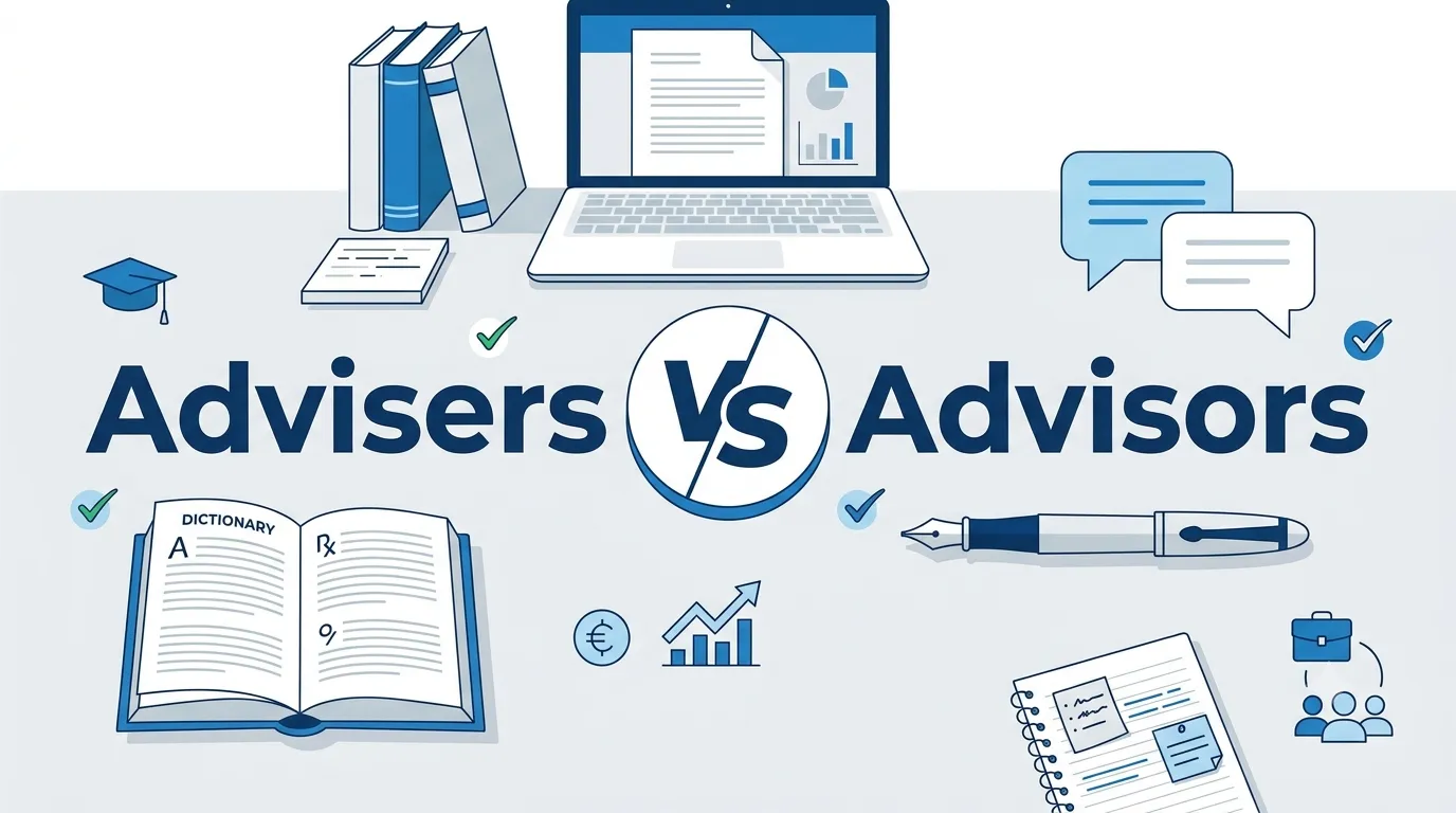 Advisers or advisors