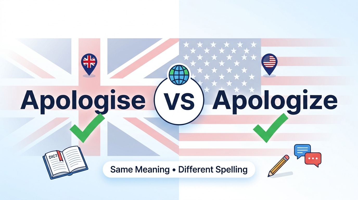 Apologise or apologize