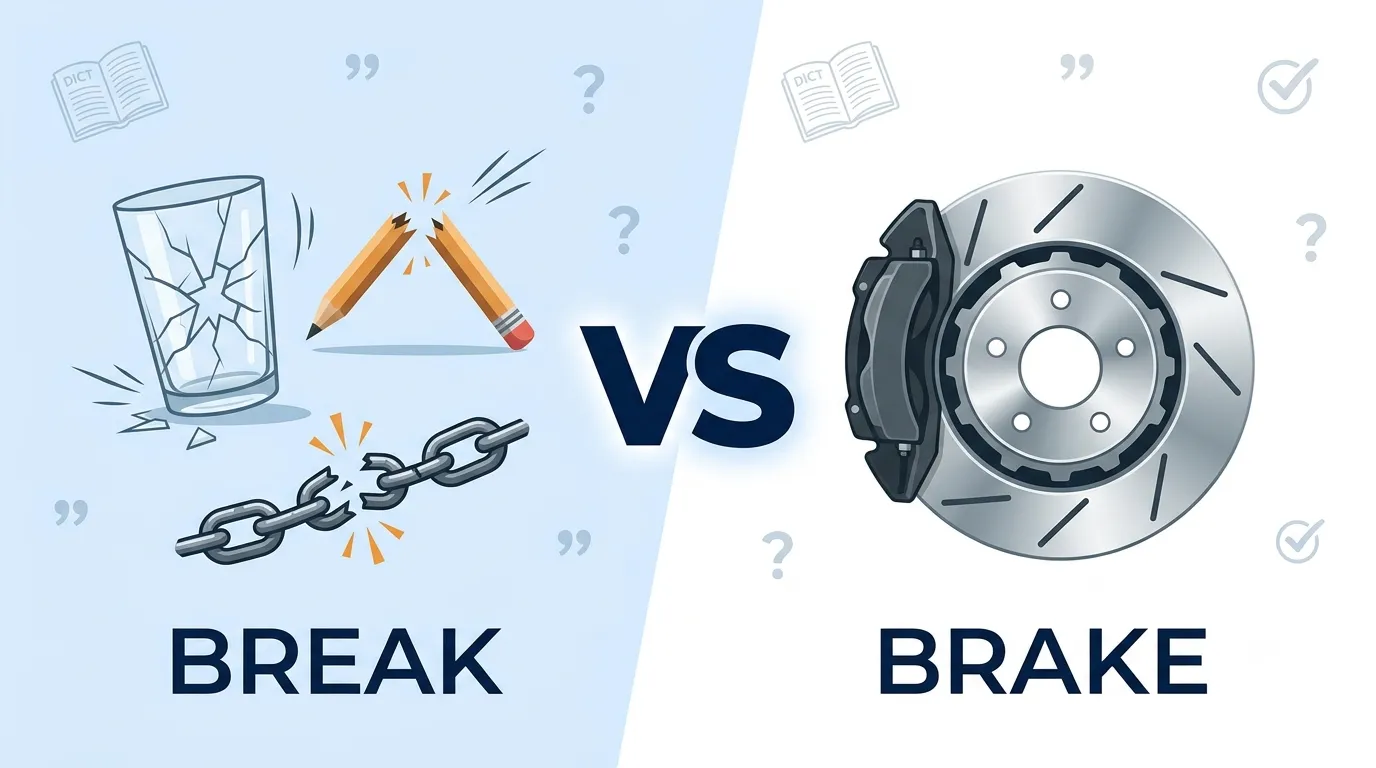 Break or Brake