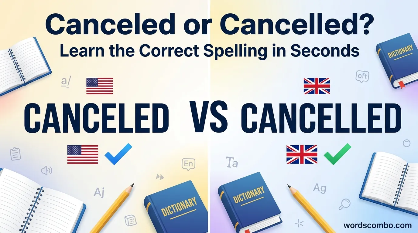 canceled or cancelled