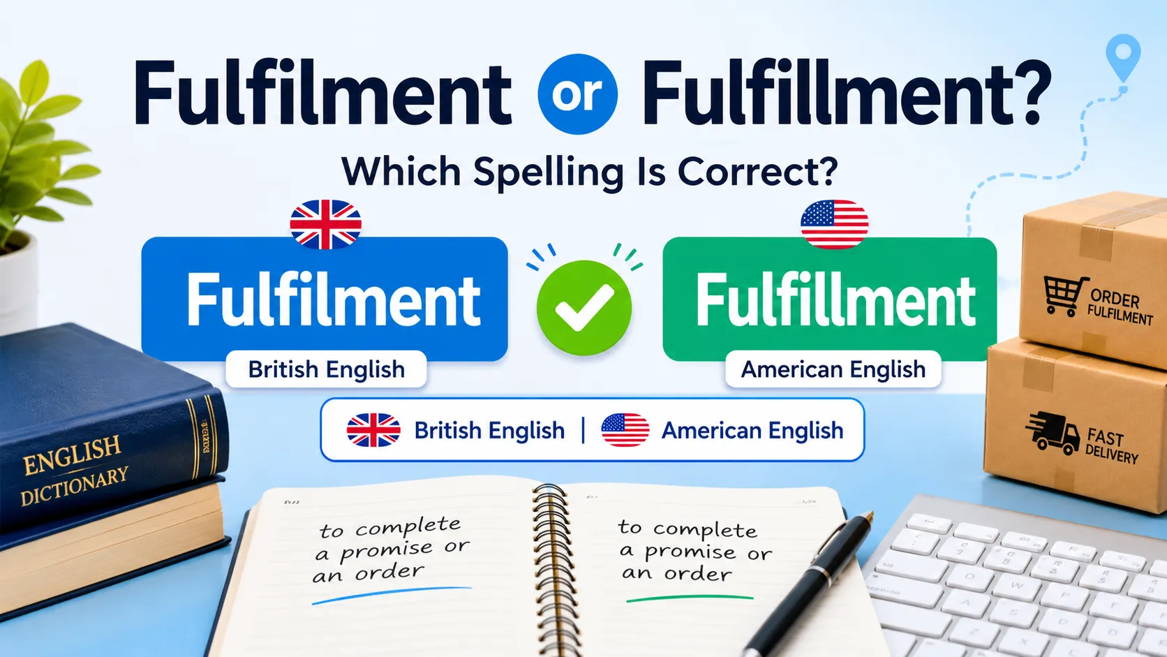 fulfilment or fulfillment