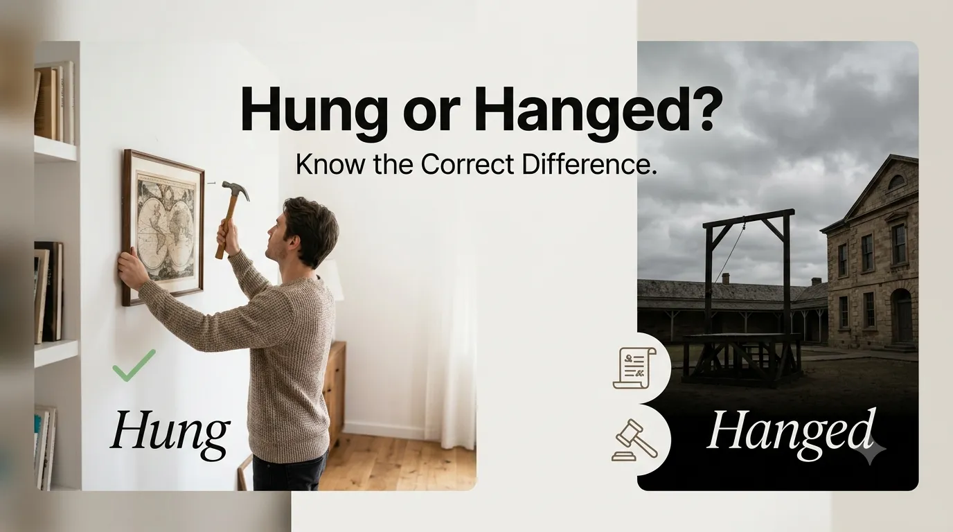 Hung or Hanged