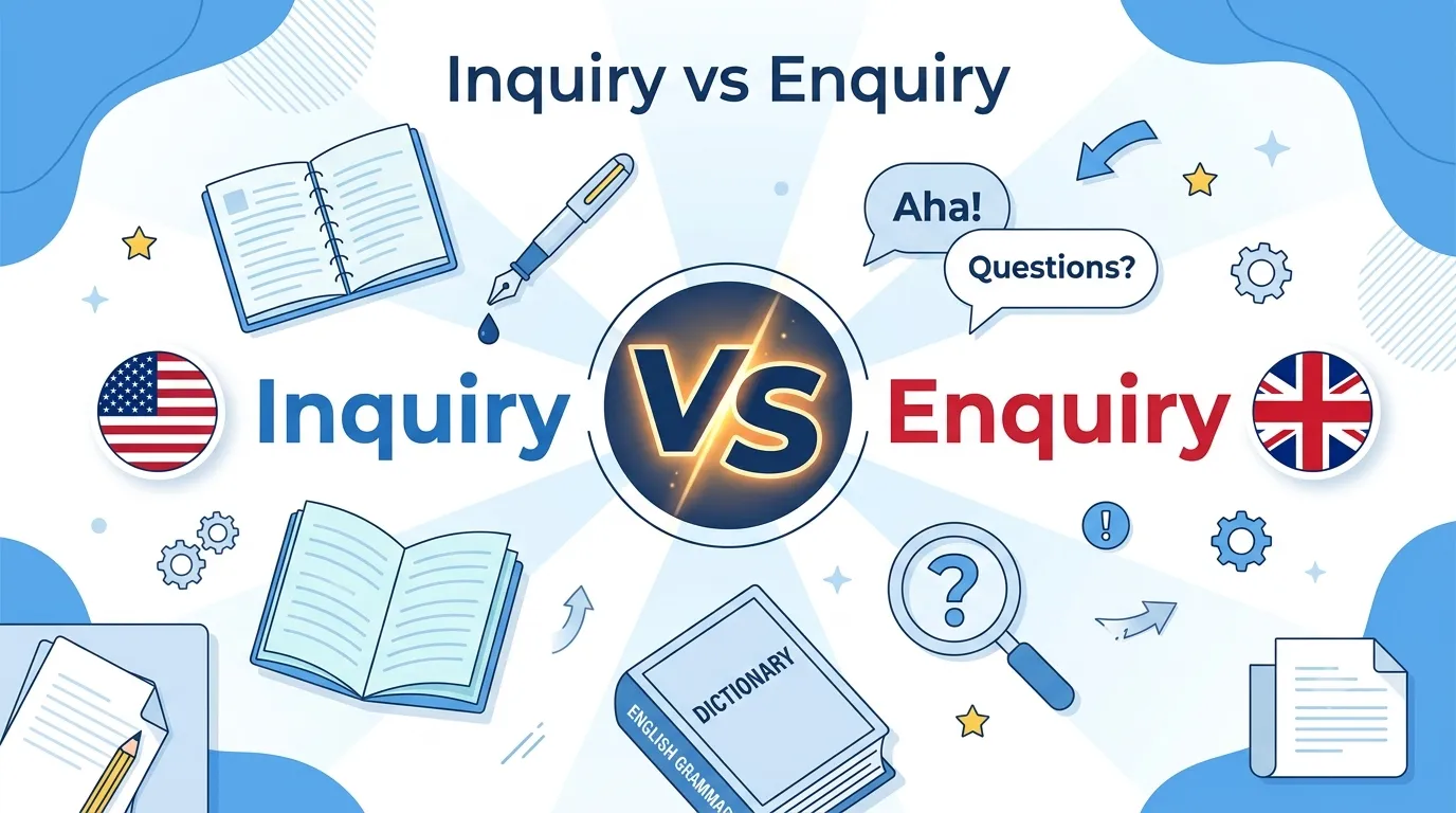 Inquiry or Enquiry