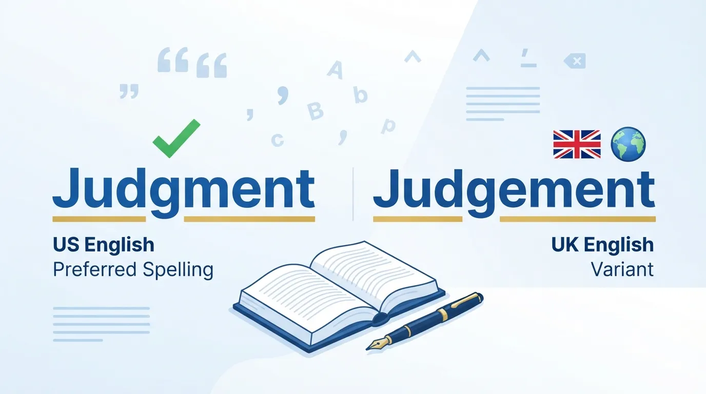 Judgment or Judgement