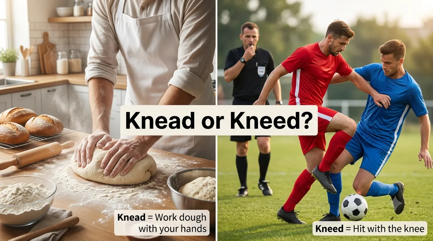knead or kneed