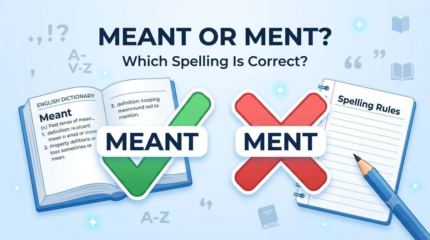 meant or ment