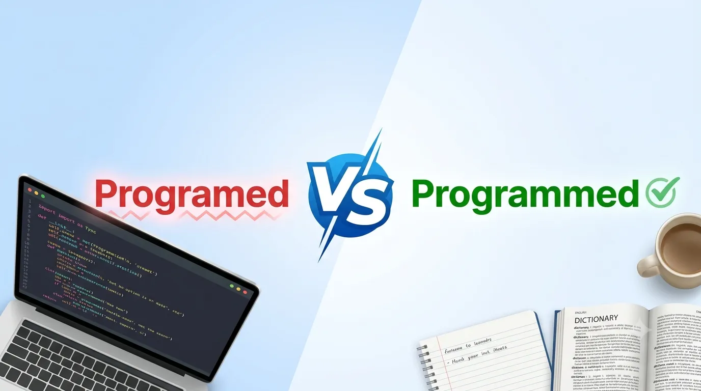 programed or programmed
