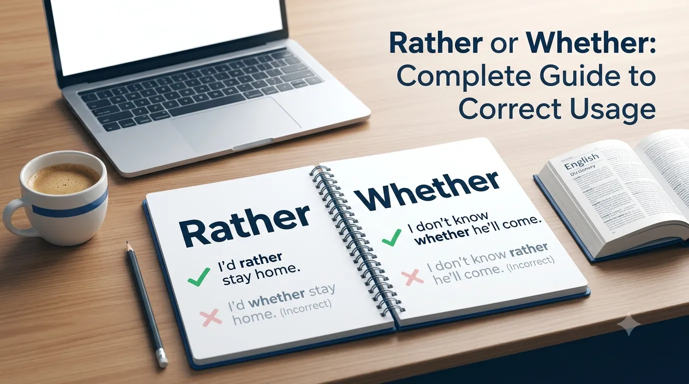 Rather or whether