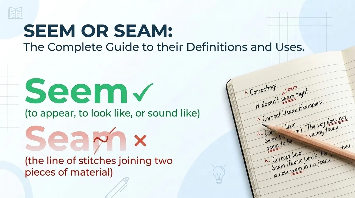 seem or seam