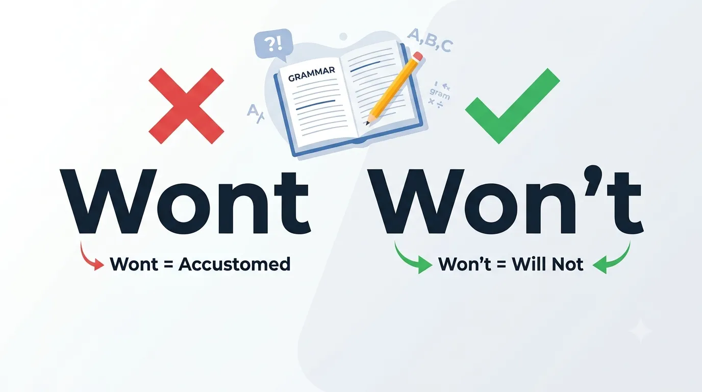 wont or won't