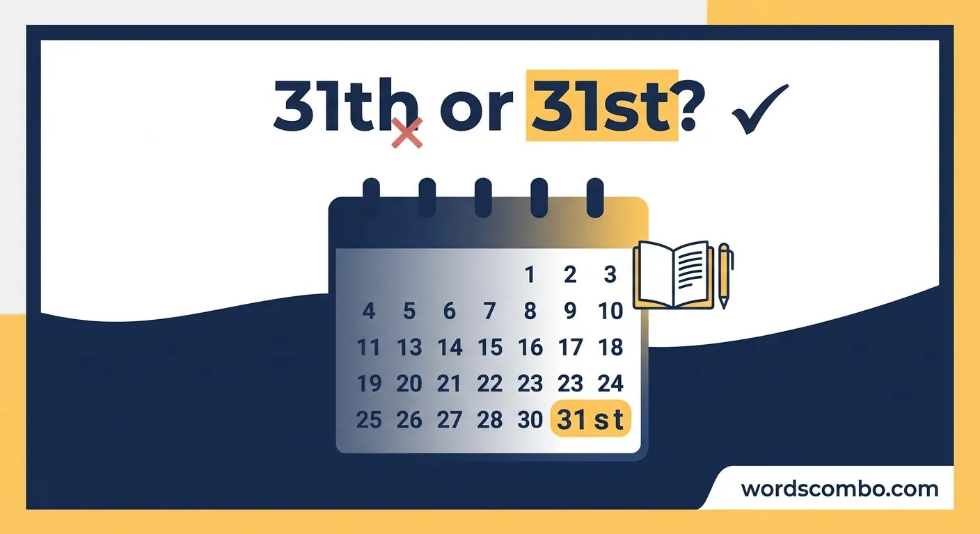 31th or 31st