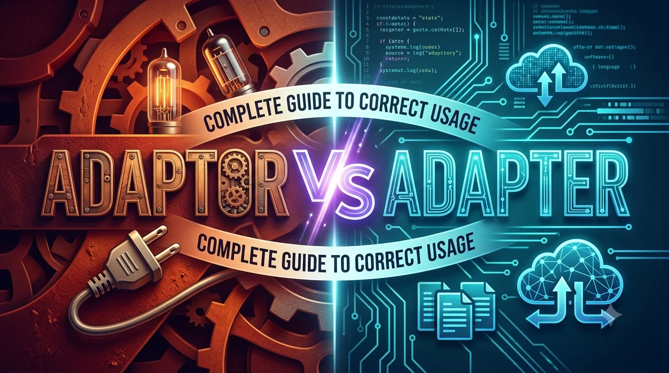 Adaptor or adapter