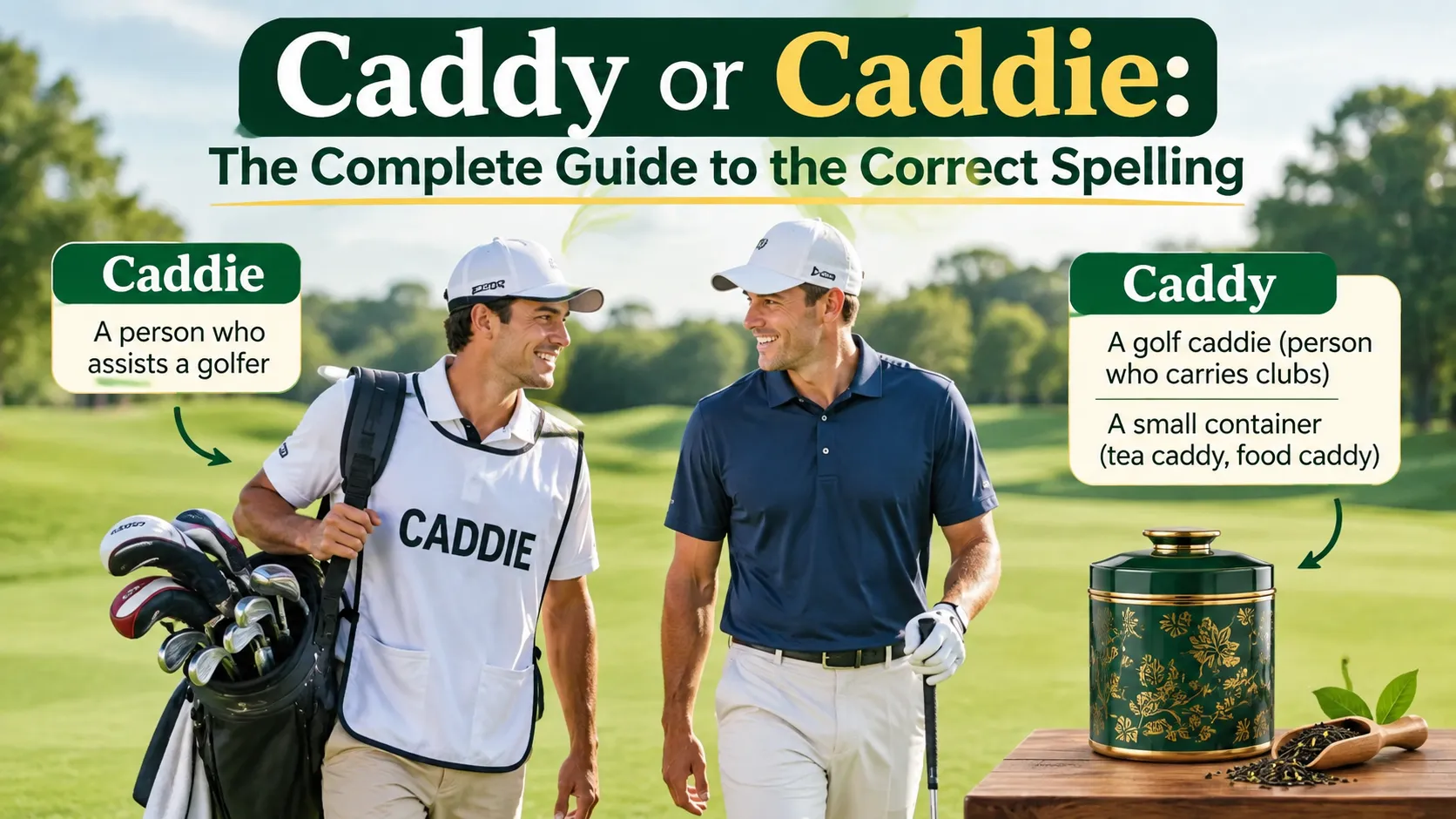 caddy or caddie