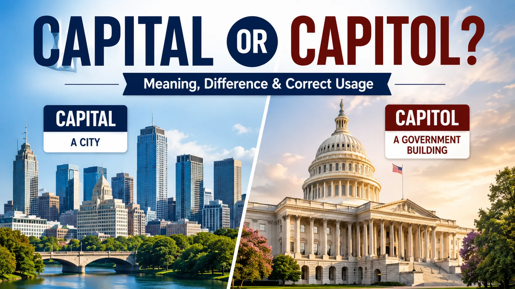 capital or capitol