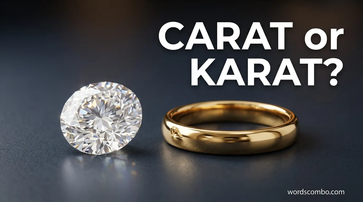 carat or karat