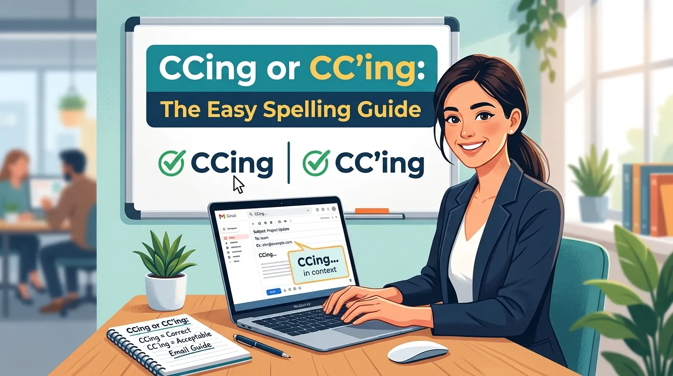 Ccing or CC'ing