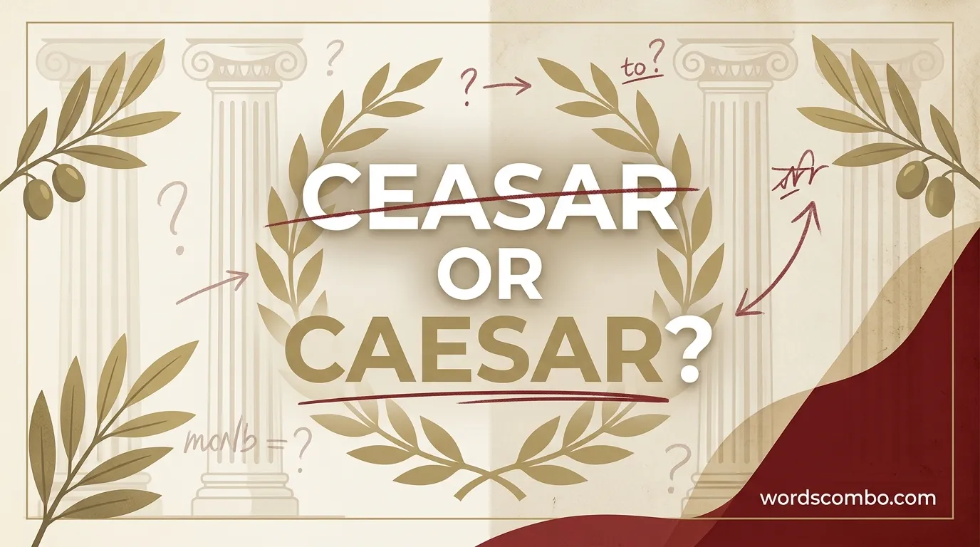 ceasar or caesar