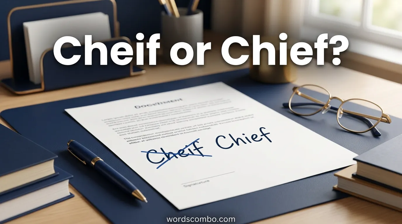 cheif or chief