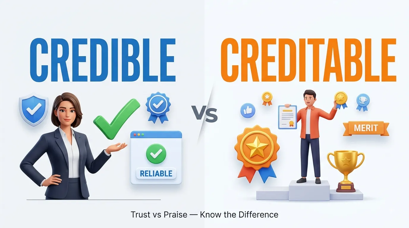 credible or creditable