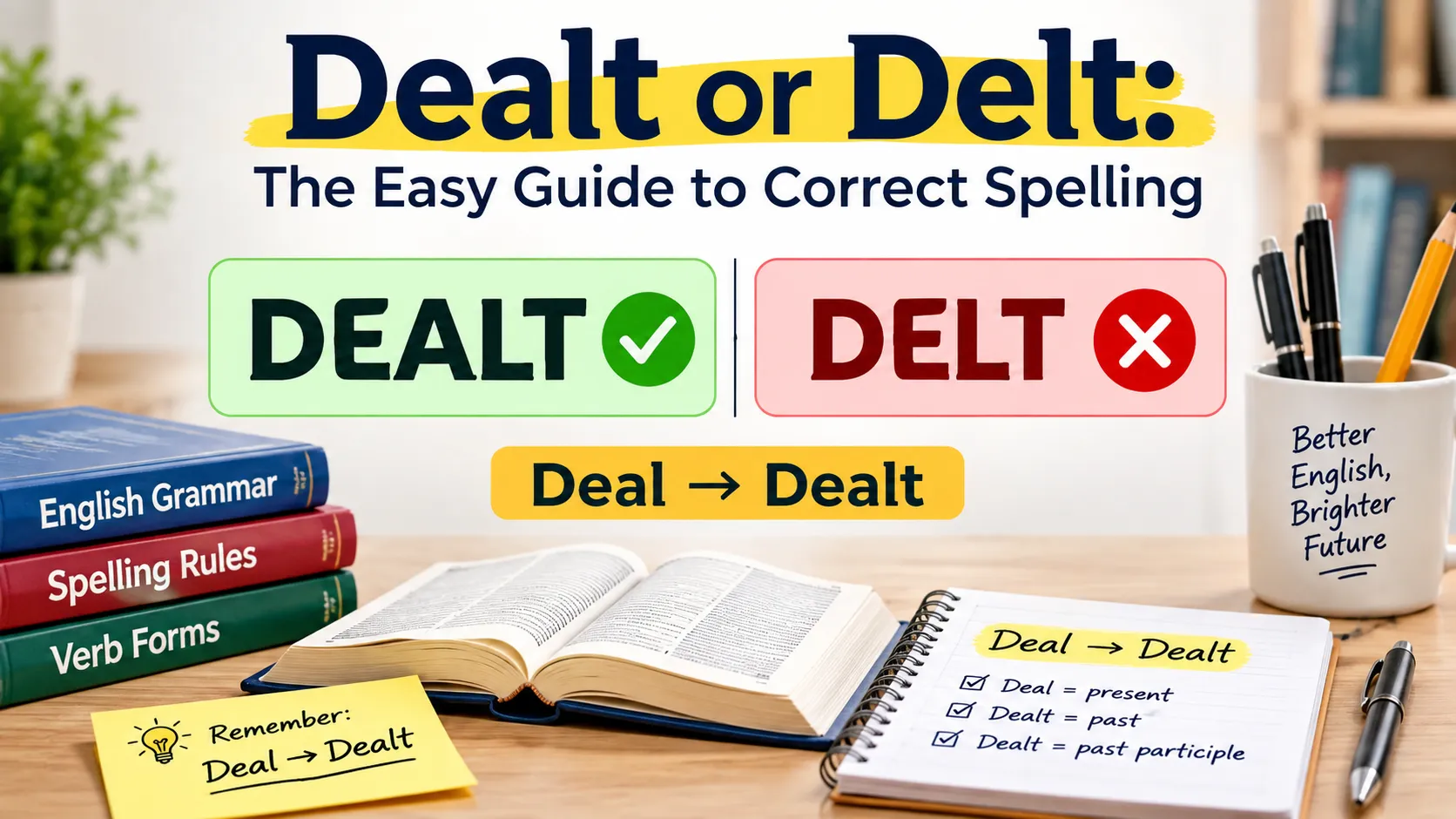 dealt or delt
