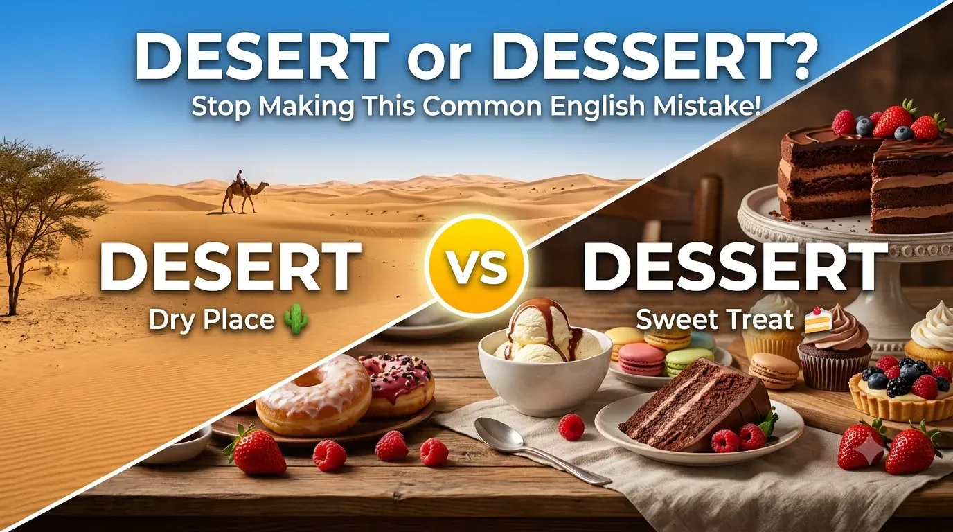 desert or dessert