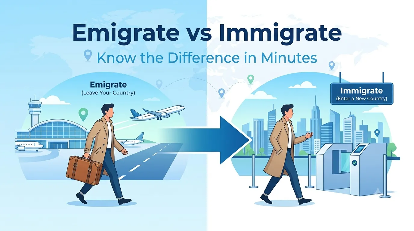 emigrate or immigrate