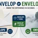 envelop or envelope