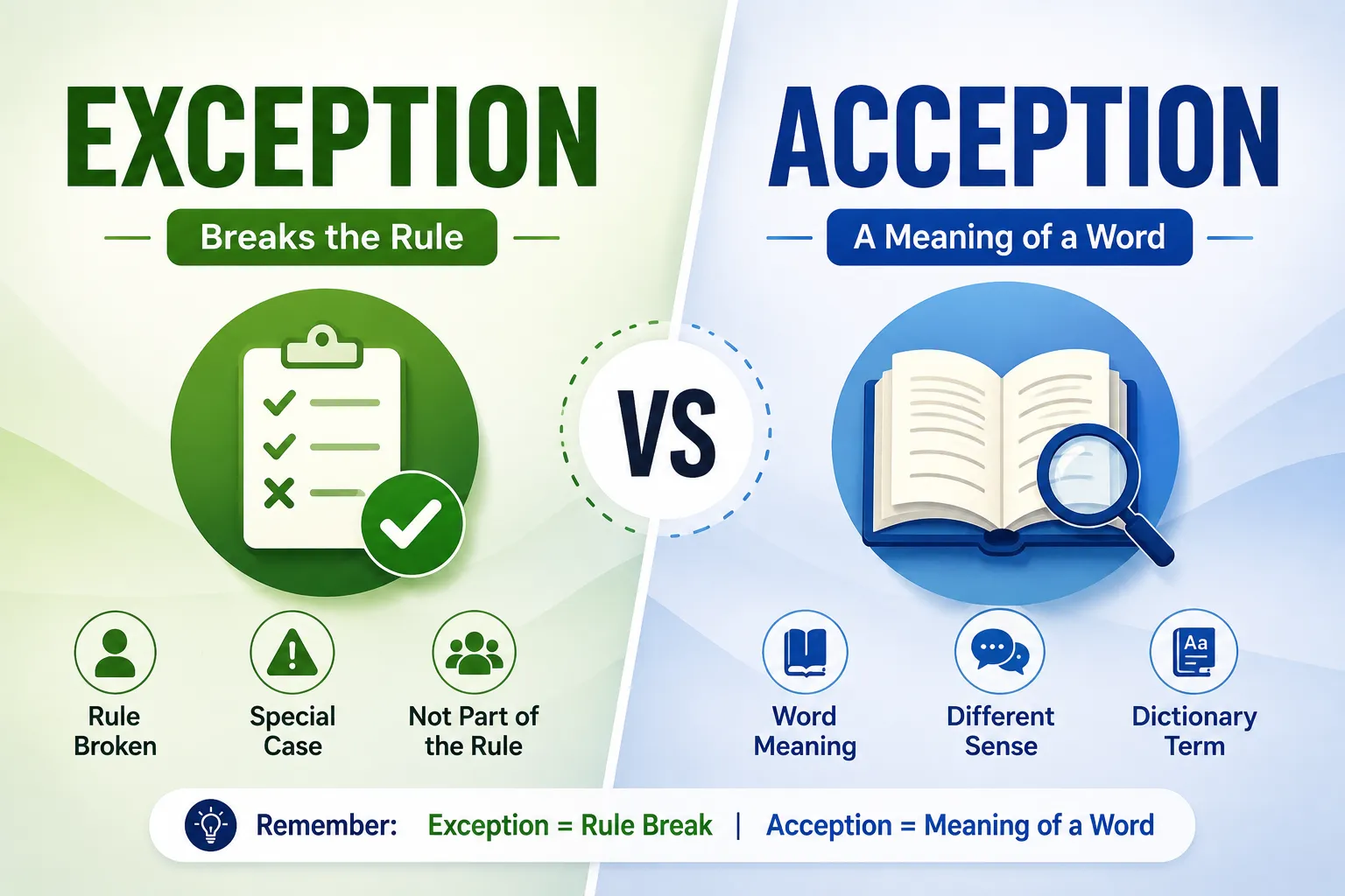 exception or acception