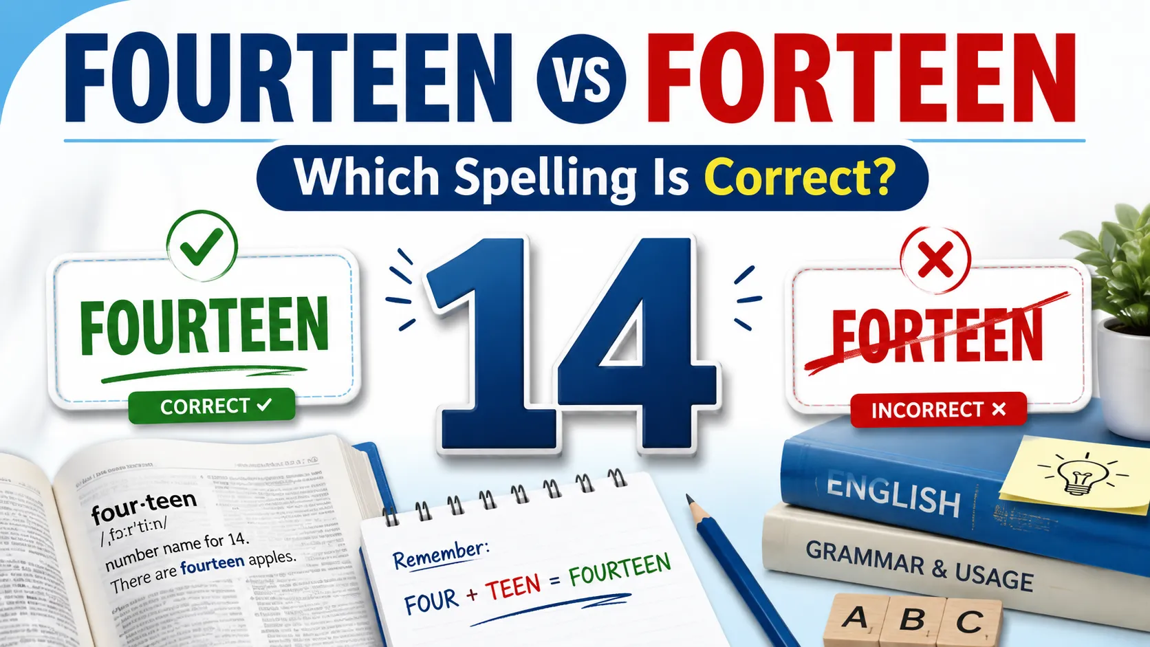forteen or fourteen