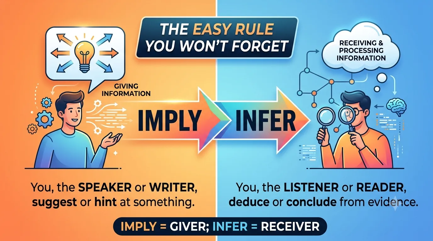 Imply or infer