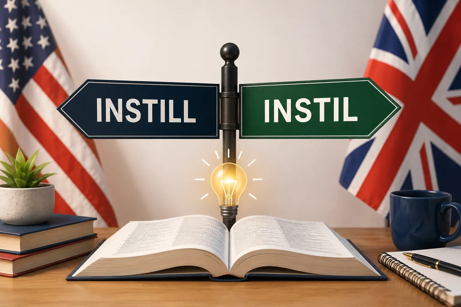 instill or instil
