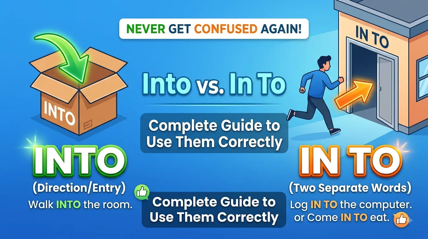 Into or in to