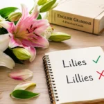 lilies or lillies