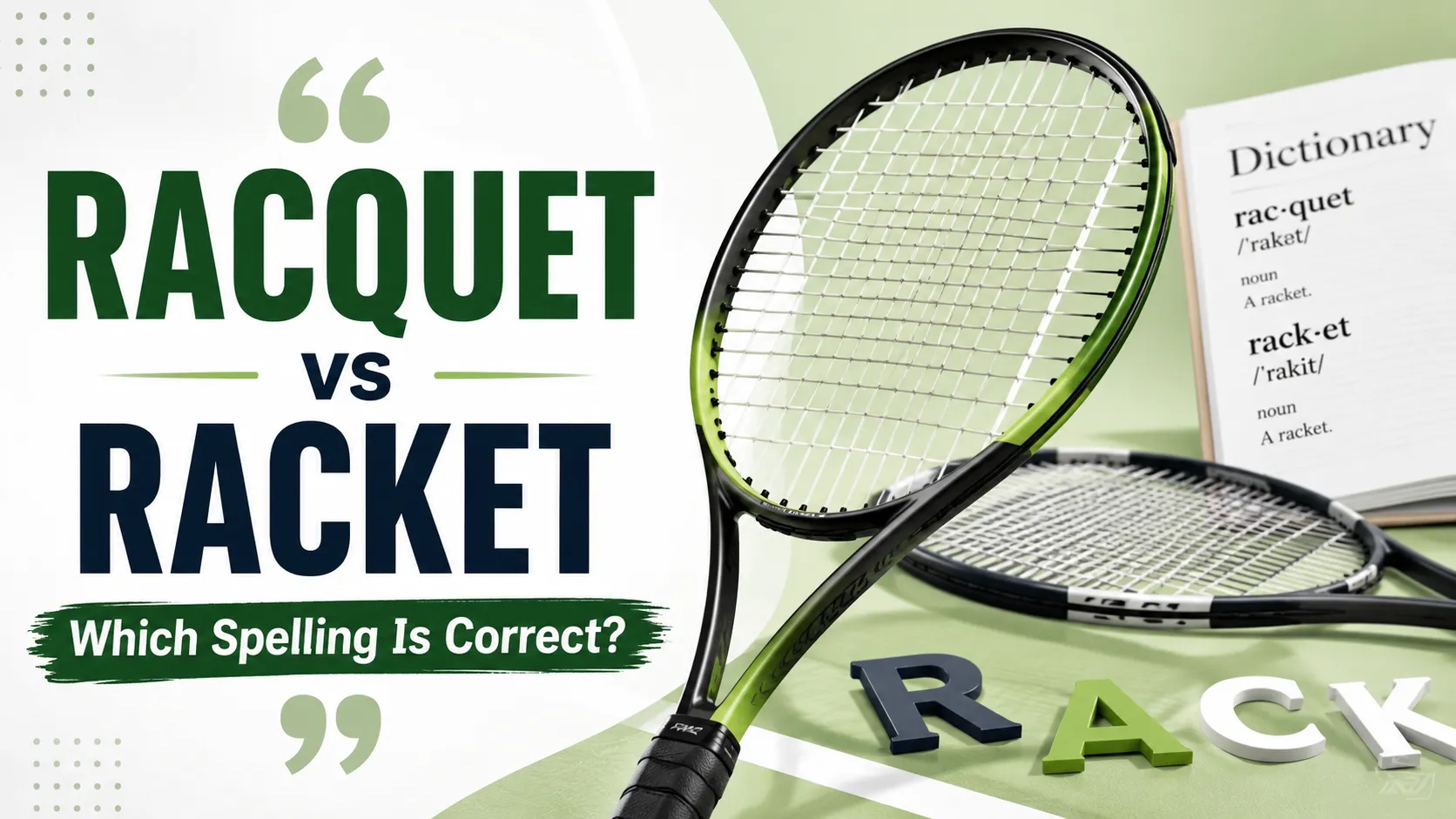racquet or racket