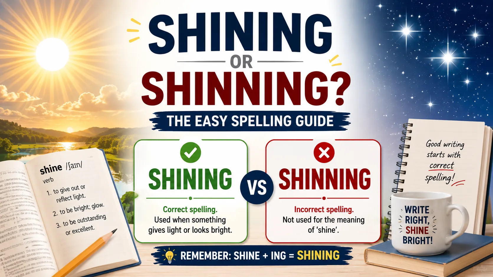 shining or shinning