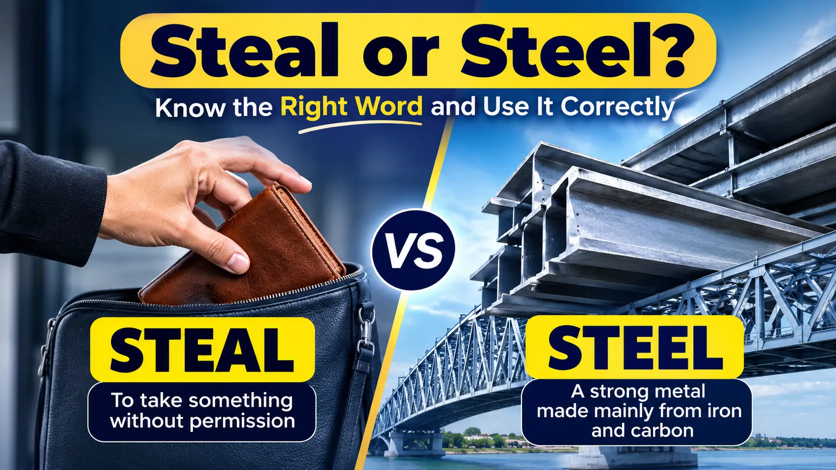 steal or steel