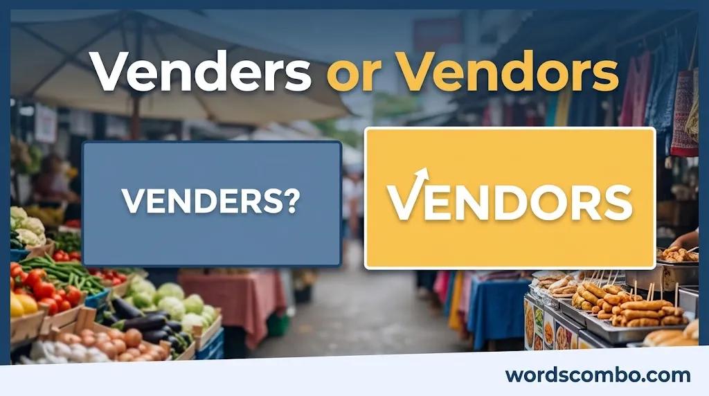 venders or vendors