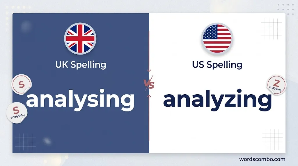 Analysing or Analyzing