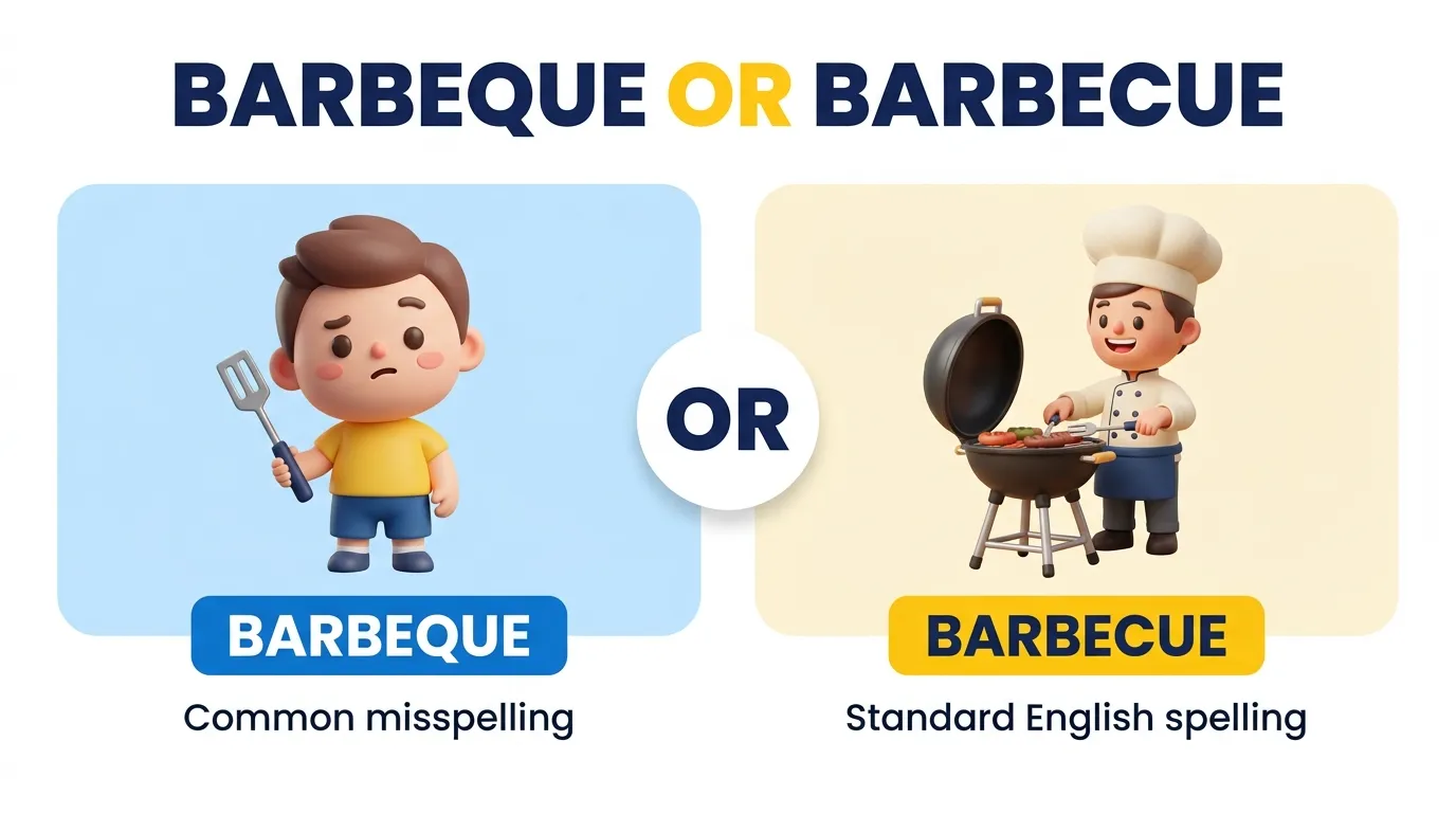 barbeque or barbecue