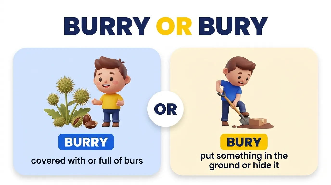 Burry or bury