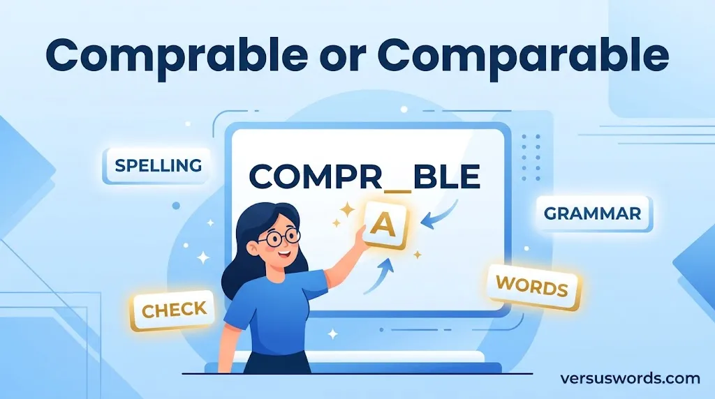 Comprable or Comparable