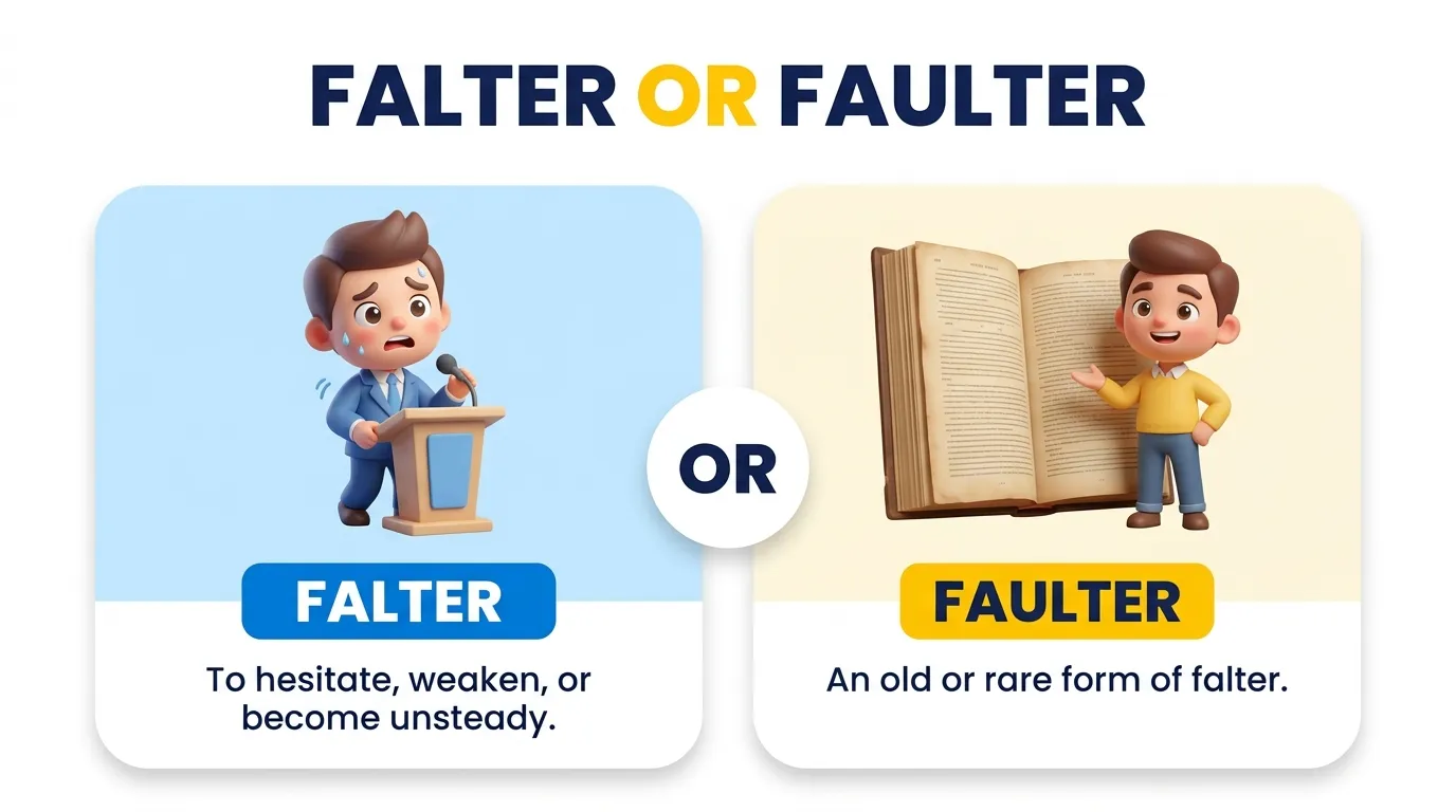 falter or faulter