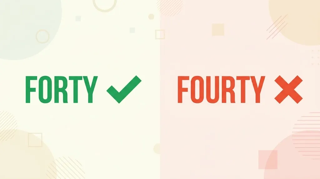 forty or fourty