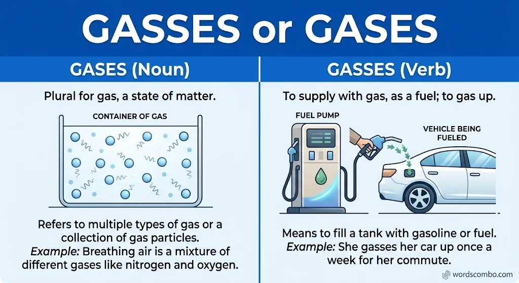 Gasses or gases