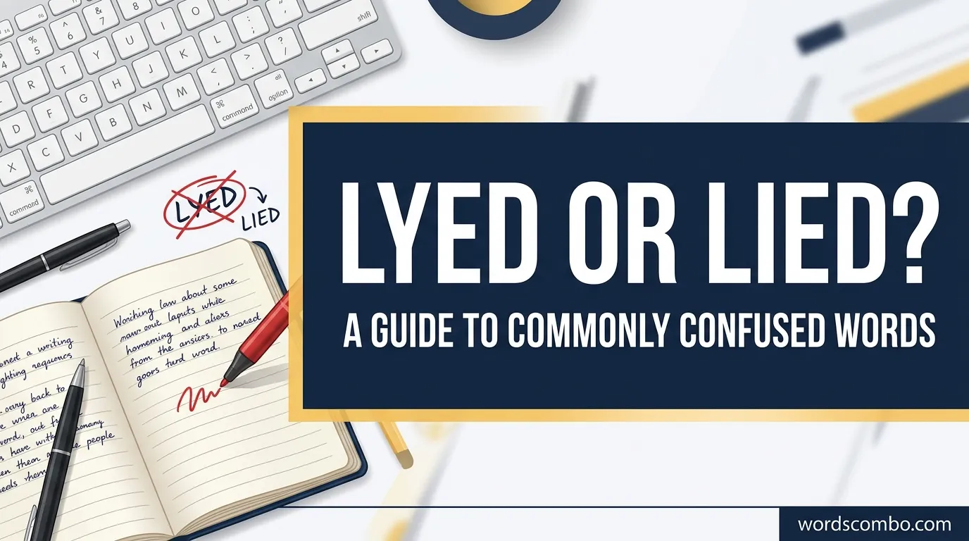 lyed or lied