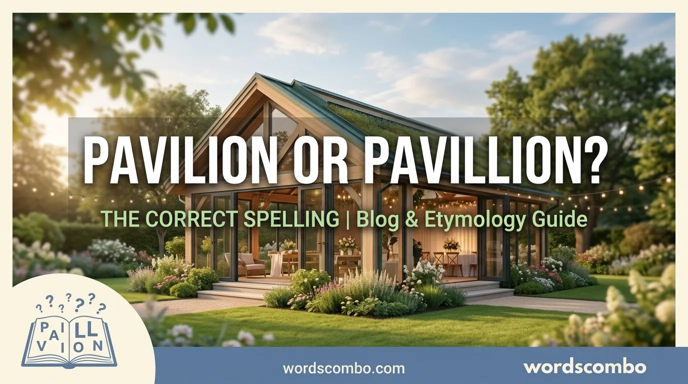 pavilion or pavillion