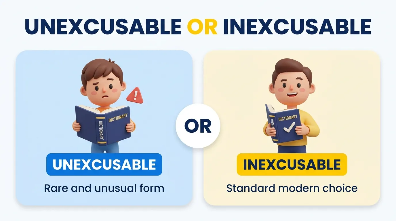 UNEXCUSABLE OR INEXCUSABLE
