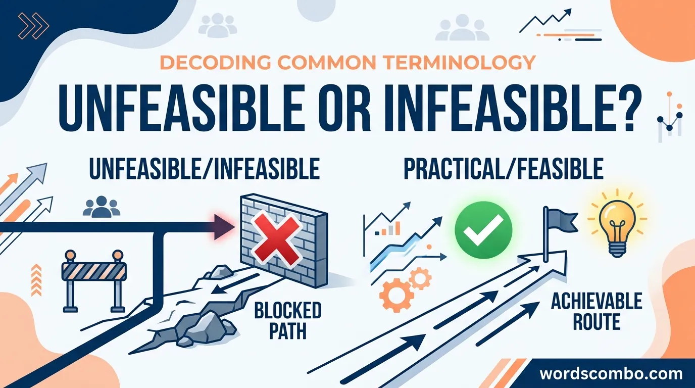 unfeasible or infeasible