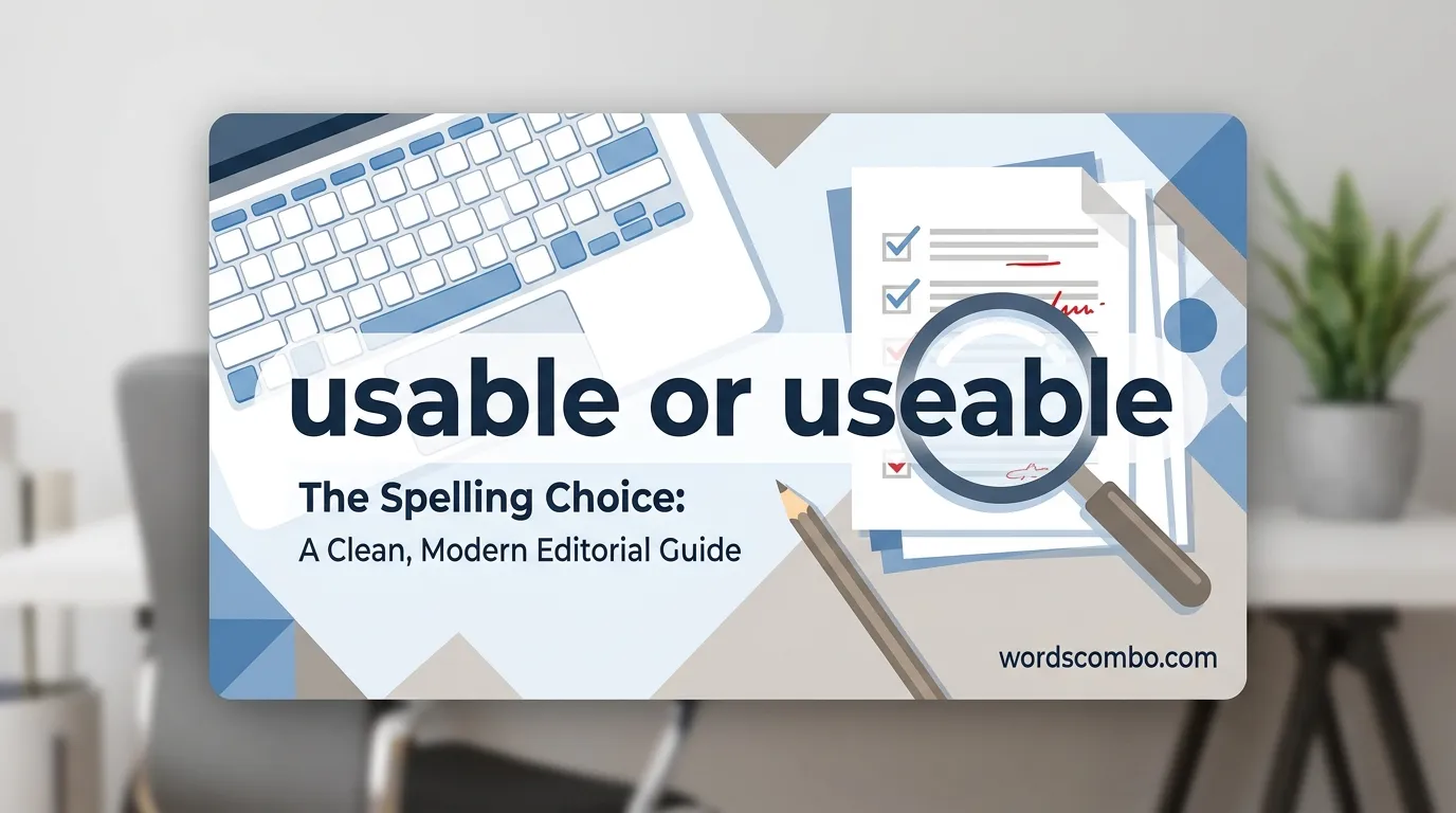 usable or useable